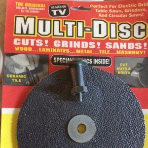 Multi-Disc Cuts Grinds and Sands As Seen on TV
